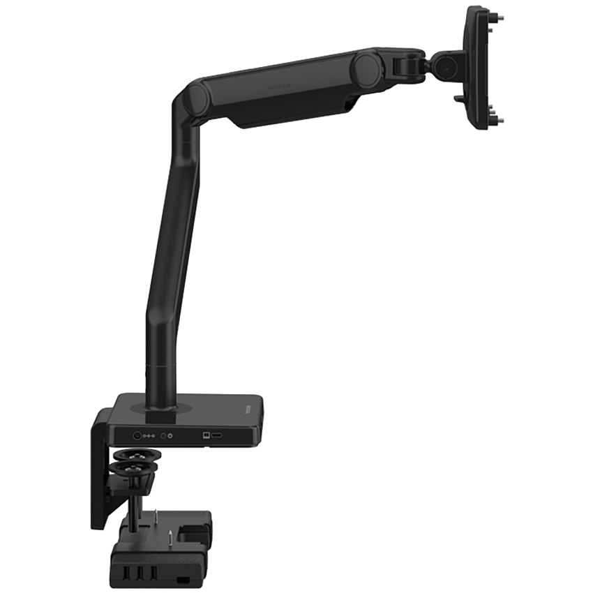 Humanscale M21M2-CBBTBEU - M2.1 monitor arm mounting kit - with M/Connect 2 docking station - for 1 display - black