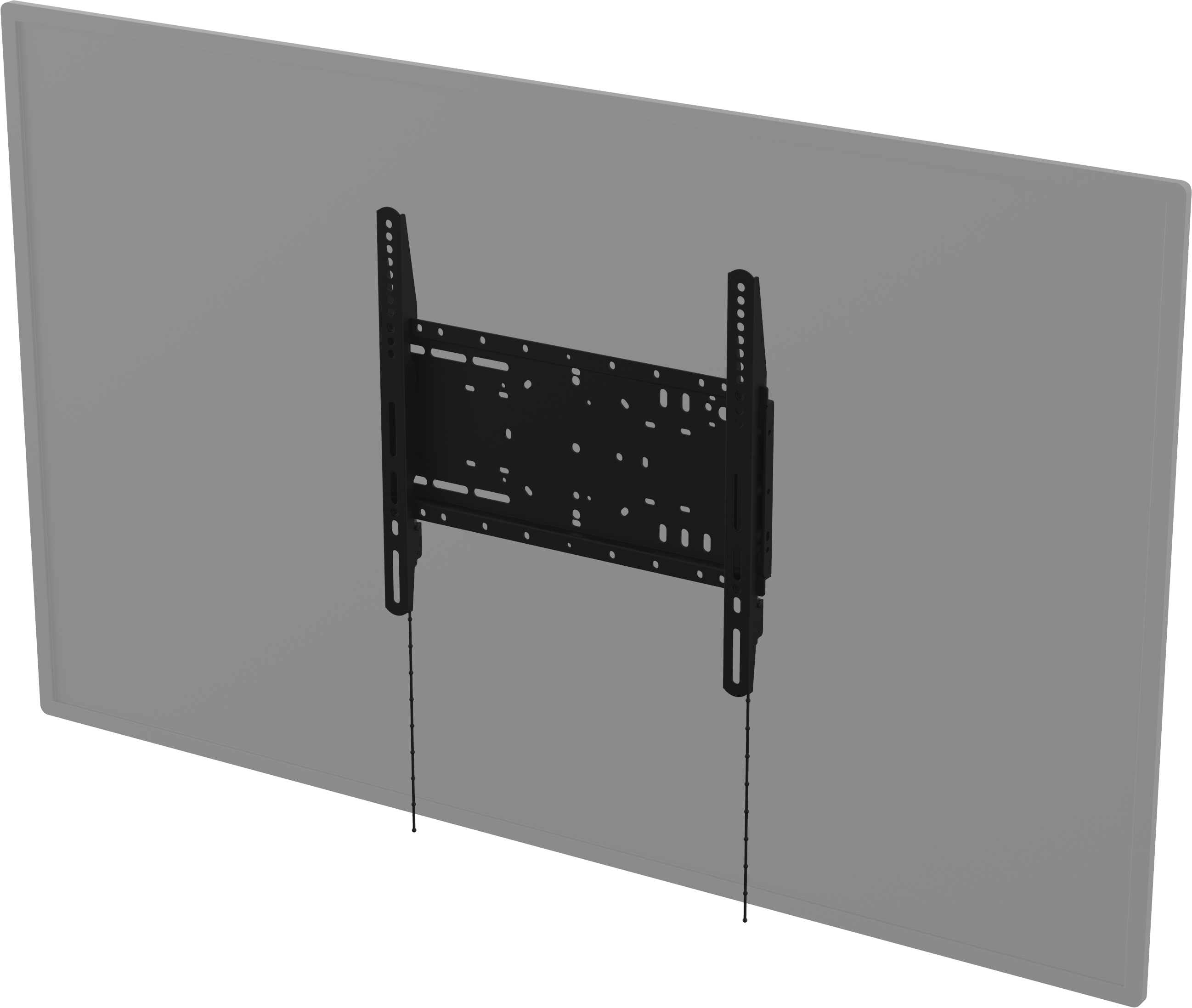 Vision VFM-W4X4 - fixed wall mount - 37-70 inch - VESA 400x400mm - up to 100kg - black