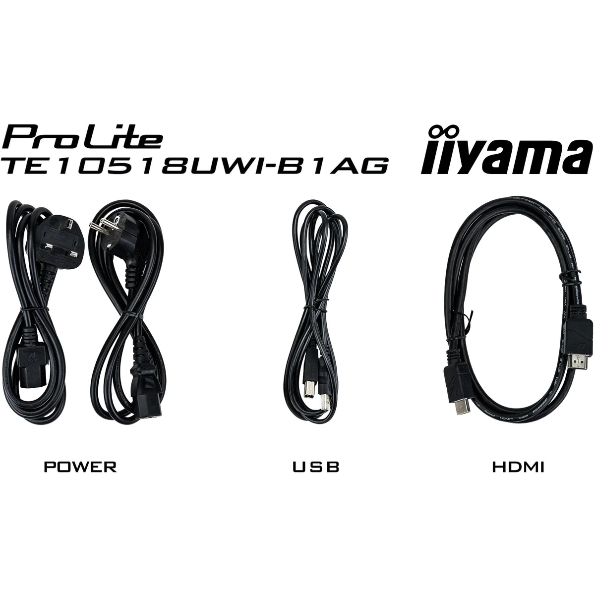 iiyama ProLite TE10518UWI-B1AG - 105 Zoll - 450 cd/m² - Ultrawide - 5120x2160 - Android -  Multi Touch Display - Schwarz