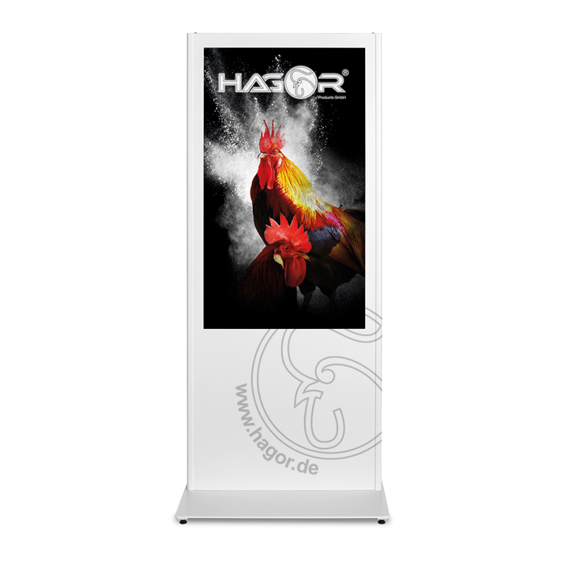 Hagor vis-it® Portrait 49-55 inch - Indoor stele - 49-55 inch - portrait format - black