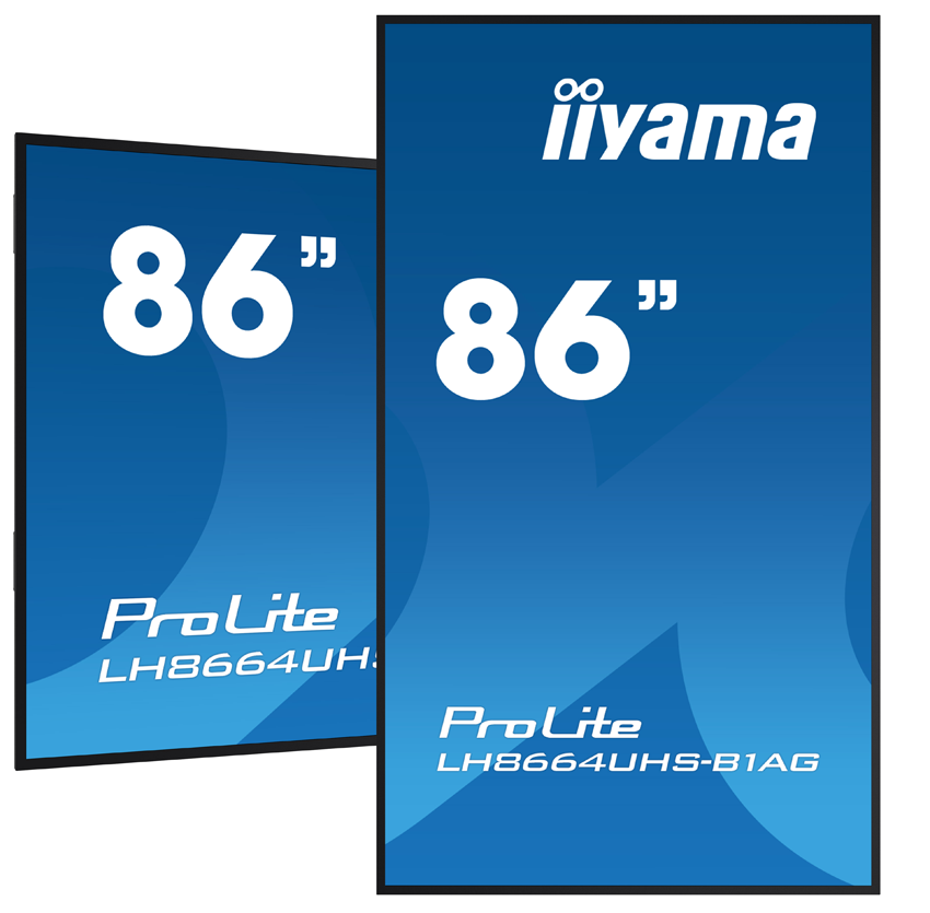 iiyama ProLite LH8664UHS-B1AG - 86 Zoll - 500 cd/m² - 4K - Ultra-HD - 3840x2160 Pixel - 24/7 - Android - Display 