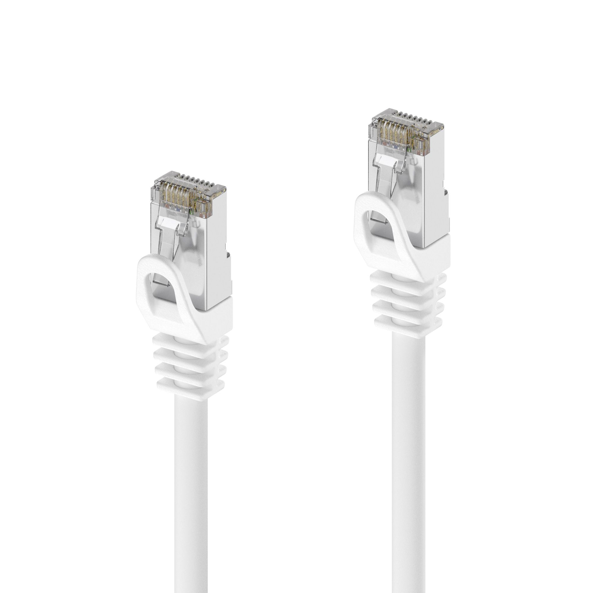 PureLink IQ-PC1002-015 - Patchkabel Cat6a RJ45 - S/FTP - halogenfrei - Weiss - 1,5m