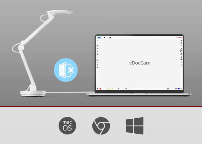 Die VB-VIS-002 ist eine Plug-and-Play-fähige Dokumentenkamera.