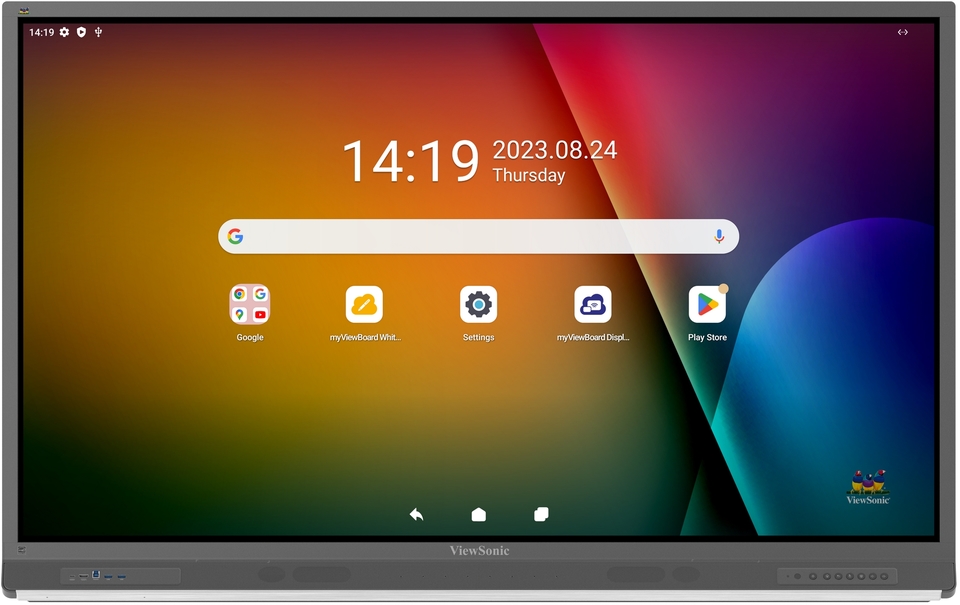 ViewSonic IFP6552-2F - 65 Zoll - 450 cd/m² - 4K - Ultra-HD - 3840x2160 Pixel - 40 Punkt - Android 13 - Touch Display