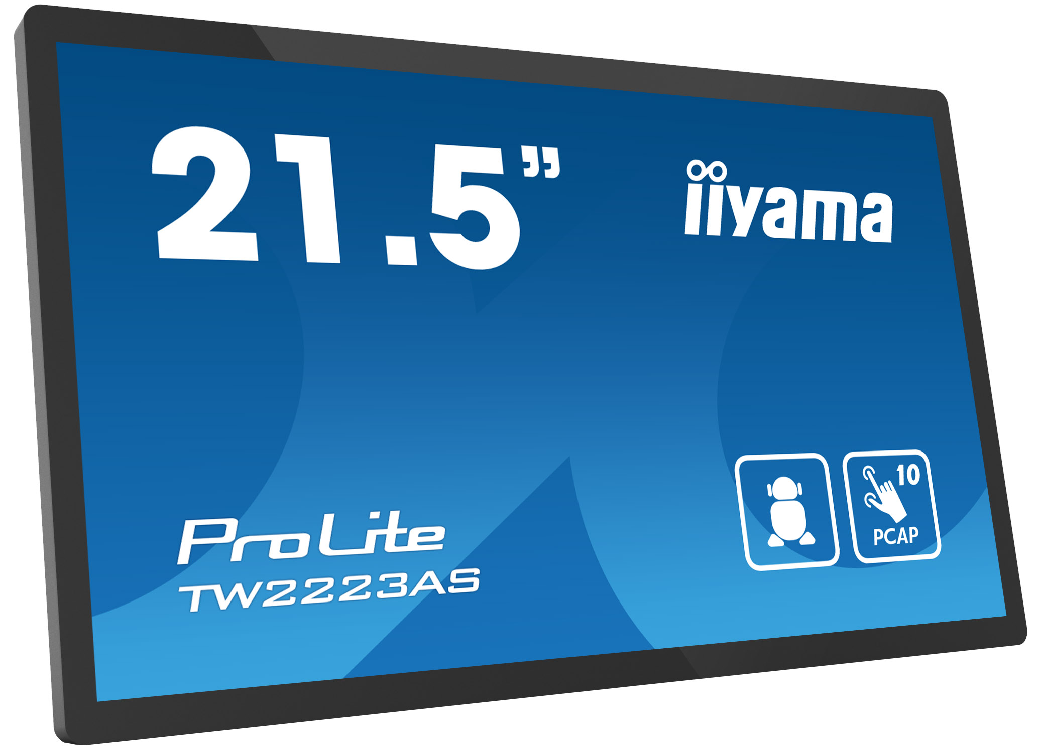 iiyama ProLite TW2223AS-B2 - 21.5 inch - 345 cd/m² - 1920x1080 pixels - Android 12 with GMS - WiFi - 10 point - touch display