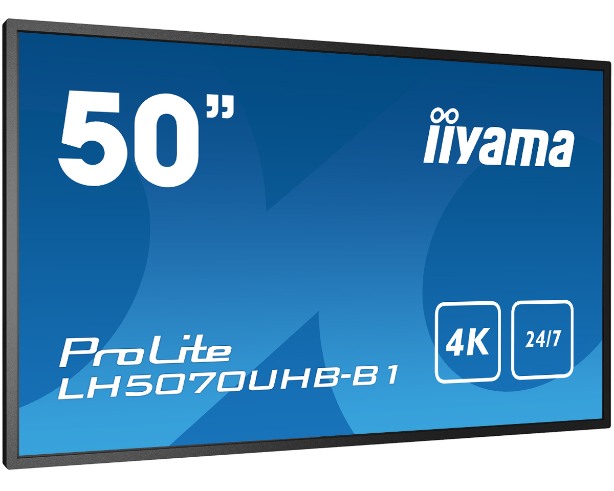 iiyama ProLite LH5070UHB-B1 - 50 Zoll - 700 cd/m² - Ultra-HD - 3840x2160 Pixel - 24/7 - Android 9 - Display