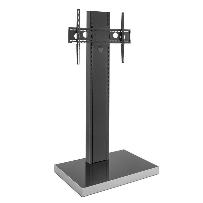 Hagor Info-Tower Single L - mobiles Standsystem -  46-84 Zoll - max. 100 kg - VESA 800x600mm - Schwarz