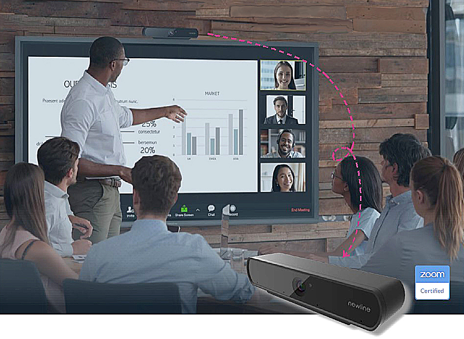 NewLine Huddle Cam - perfekt für Videokonferenzen in kleinen Räumen