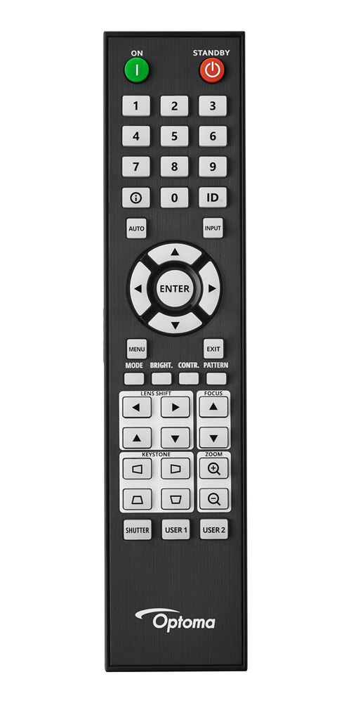 Optoma ZU820TST - WUXGA - 6900 Ansi - Laser - DLP - Installationsprojektor - Schwarz