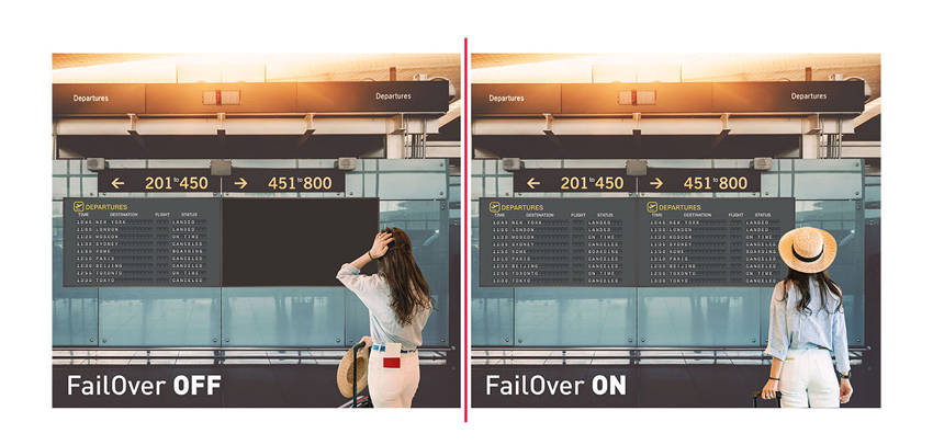 Das iiyama ProLite LH5542UHS-B3 mit FailOver-Funktion.