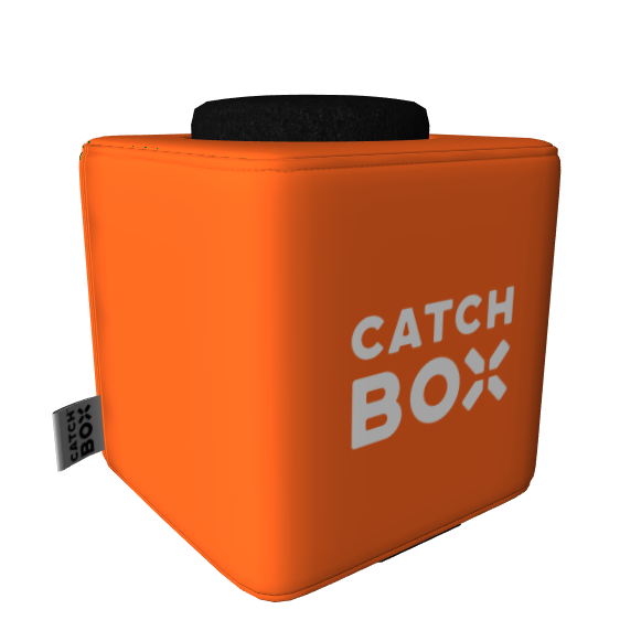 Catchbox Plus Wurfmikrofon - Orange - 1 Mikrofon - alte Version