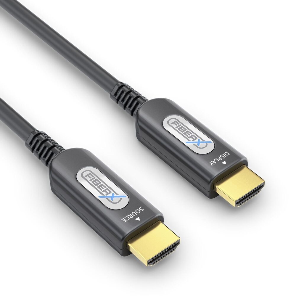 FiberX FX-I360-020 - HDMI 2.0 - 4K - Gepanzertes Glasfaserkabel mit Kabeltrommel - 20m