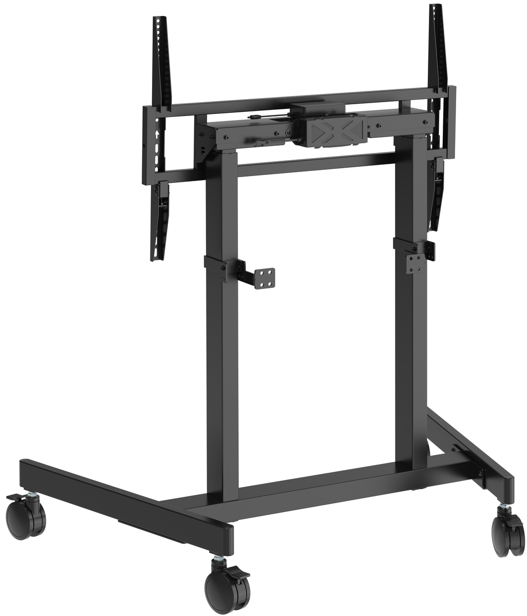 CTOUCH Wallom4 Mobile Lift - mobiler Rollwagen - 55-100 Zoll - VESA 800x600mm - bis 120kg - Schwarz