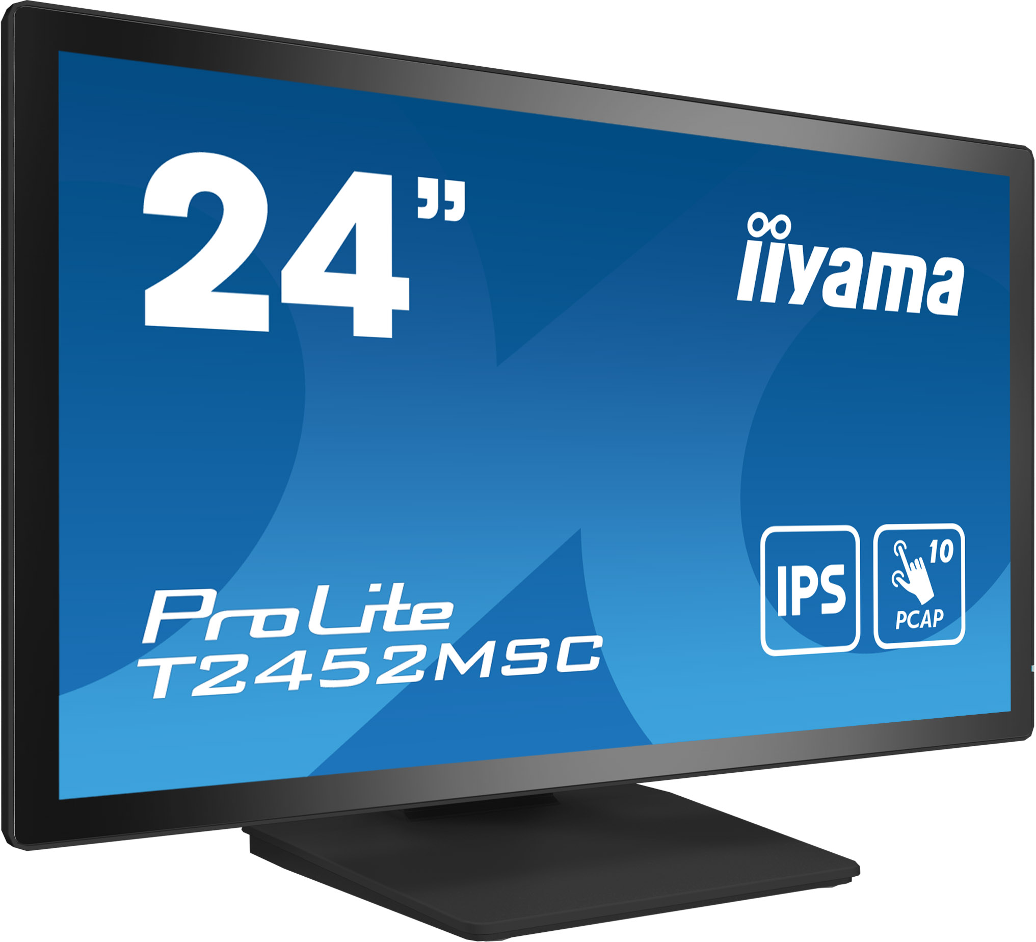 iiyama ProLite T2452MSC-B1 - 24 Zoll - 400 cd/m² - Full-HD - 1920x1080 Pixel - 10 Punkt - Multitouch Monitor - Schwarz