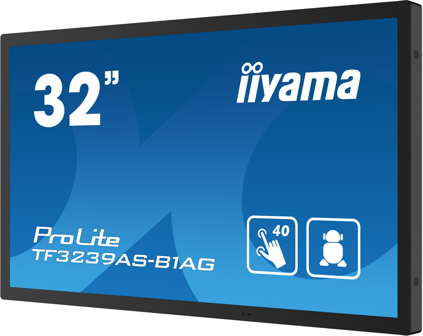 iiyama ProLite TF3239AS-B1AG - 32 inch - 435 cd/m² - Full-HD - 1920x1080 pixel - Open Frame - 40 point - Multi Touch Display 