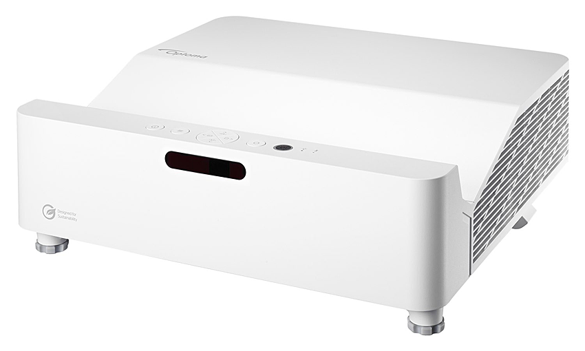 Optoma ZW410UST - WXGA - 4000 lumens - ultra-short throw - laser - DLP projector - white
