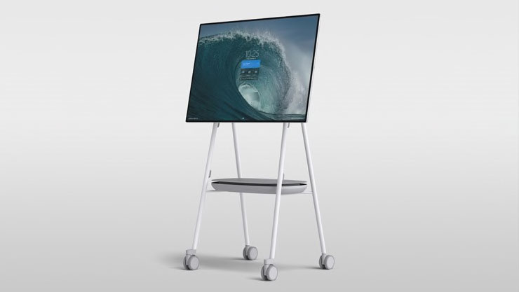 Steelcase Roam roll stand for 50.5 inch Microsoft Surface Hub 2S and Hub 3