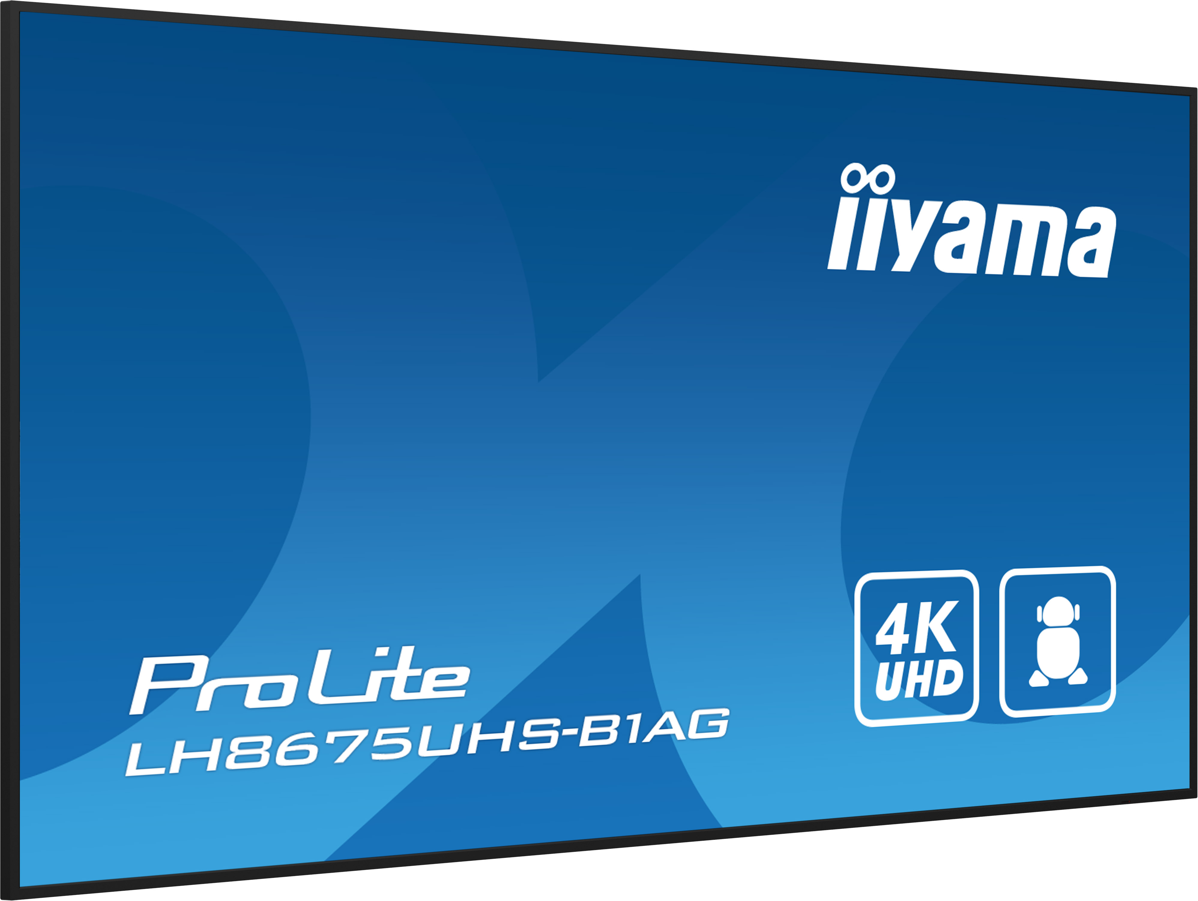 iiyama ProLite LH8675UHS-B1AG - 86 Zoll - 500 cd/m² - 4K - Ultra-HD - 3840x2160 Pixel - 24/7 - Android - Display - Schwarz