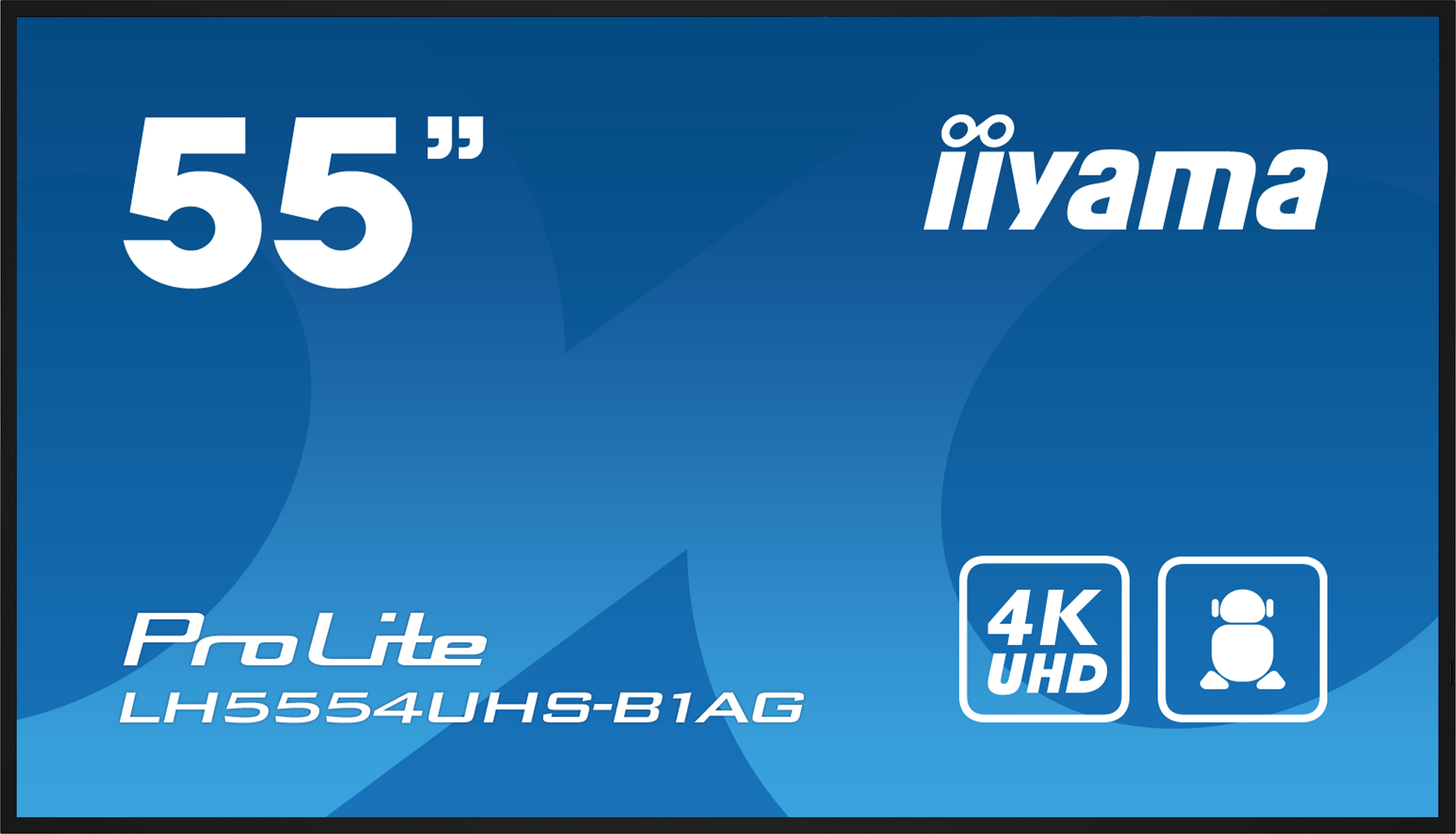 iiyama ProLite LH5554UHS-B1AG - 55 inch - 500 cd/m² - Ultra-HD - 3840x2160 pixel - 24/7 - Android - Display