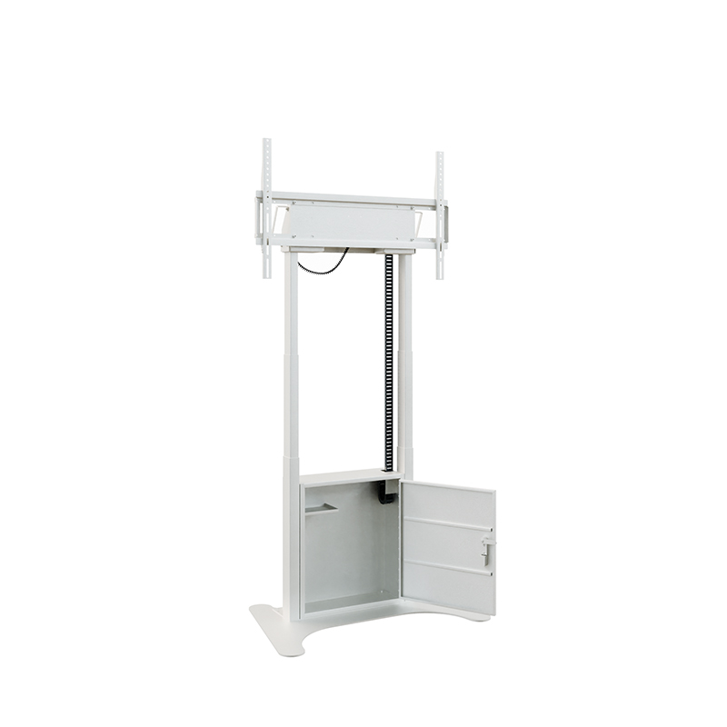Hagor HP Twin Lift FS-W - freestanding, electrically height-adjustable lift system - 55-86 inch - VESA 900x600mm - up to 120kg - White