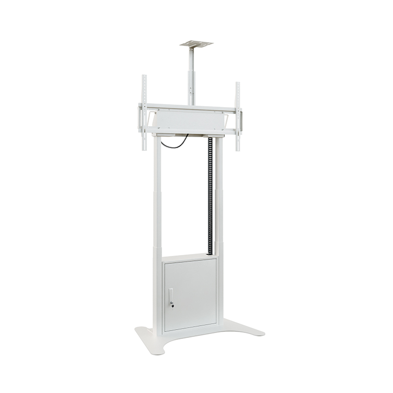 Hagor HP Twin Lift FS-W - freestanding, electrically height-adjustable lift system - 55-86 inch - VESA 900x600mm - up to 120kg - White