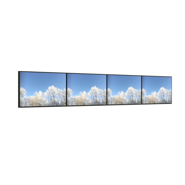 HI-ND VR4300-0301 - Video Row Landscape - Menuboards 3x43 - 43 inch - for Samsung 43 inch - Grey
