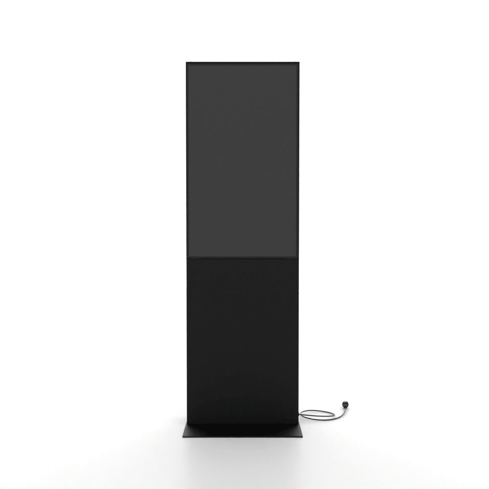 Smart Line Digital info stele double-sided - 43 inch - Samsung QM43C inch signage display - 500cd/m² - UHD - Black - Kiosk