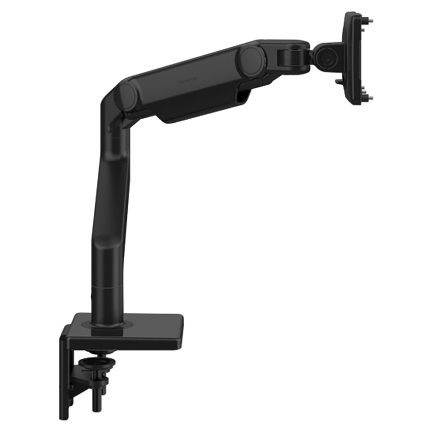 Humanscale M81NTNCBBTB - M8.1 monitor arm mounting kit - with standard desk clamp - for 1 display - Black