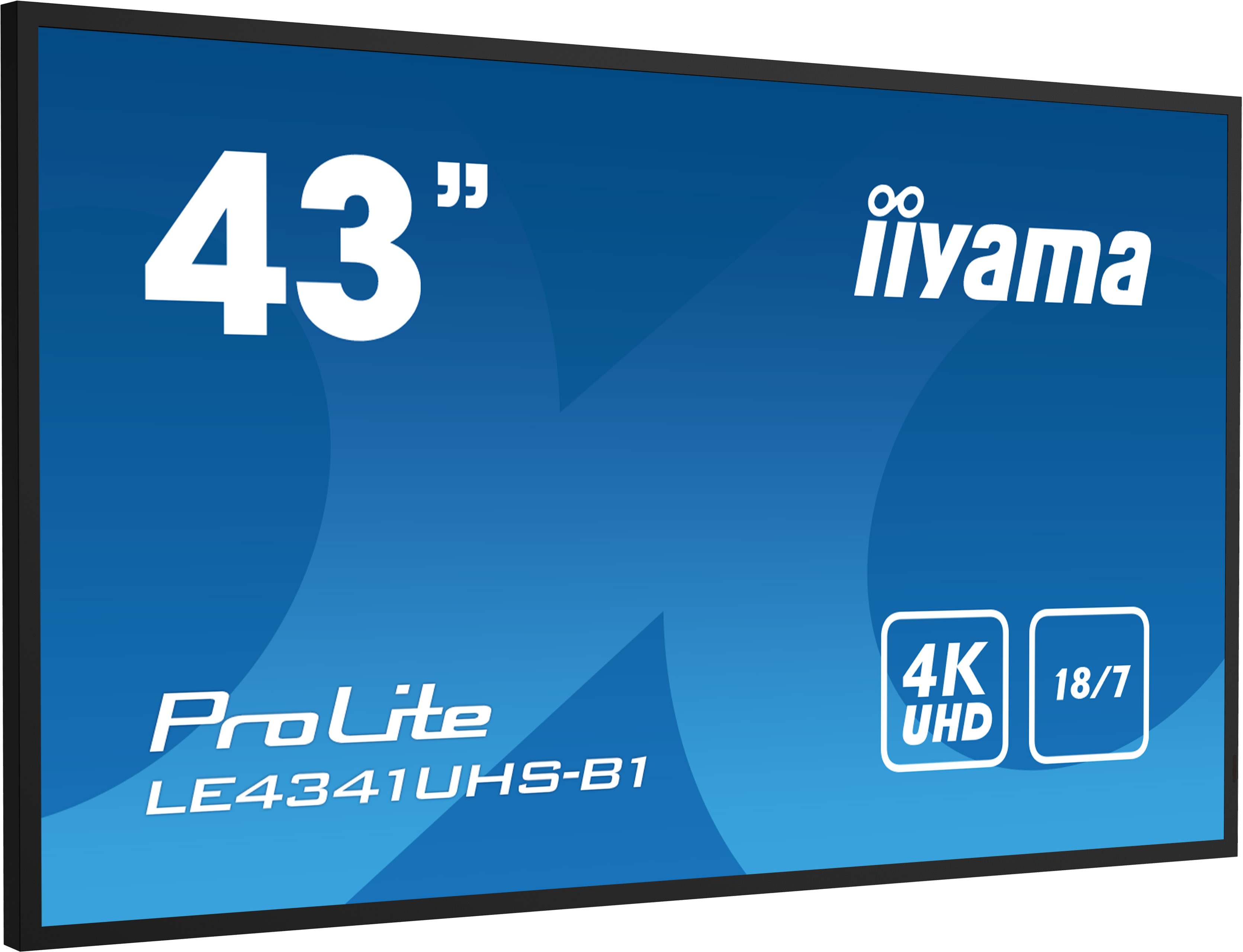 iiyama ProLite LE4341UHS-B1 - 43 Zoll - 350 cd/m² - Ultra-HD - 3840x2160 Pixel - 18/7 - Display
