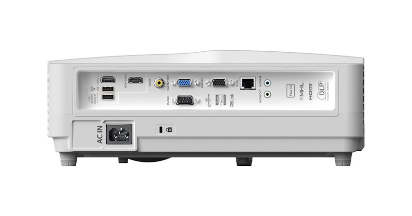 Optoma EH330UST - Full-HD - 3600 Ansi - Ultra-Kurzdistanz - DLP-Projektor - Weiss