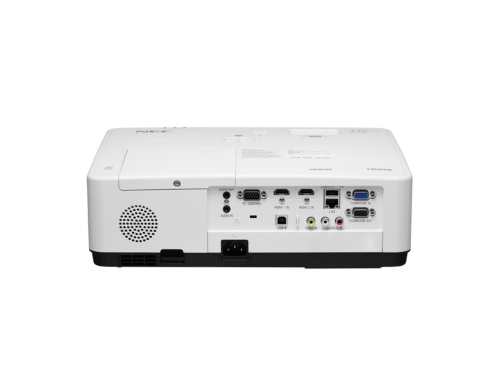NEC ME383W - WXGA - 3800 ANSI - LCD Projector - White
