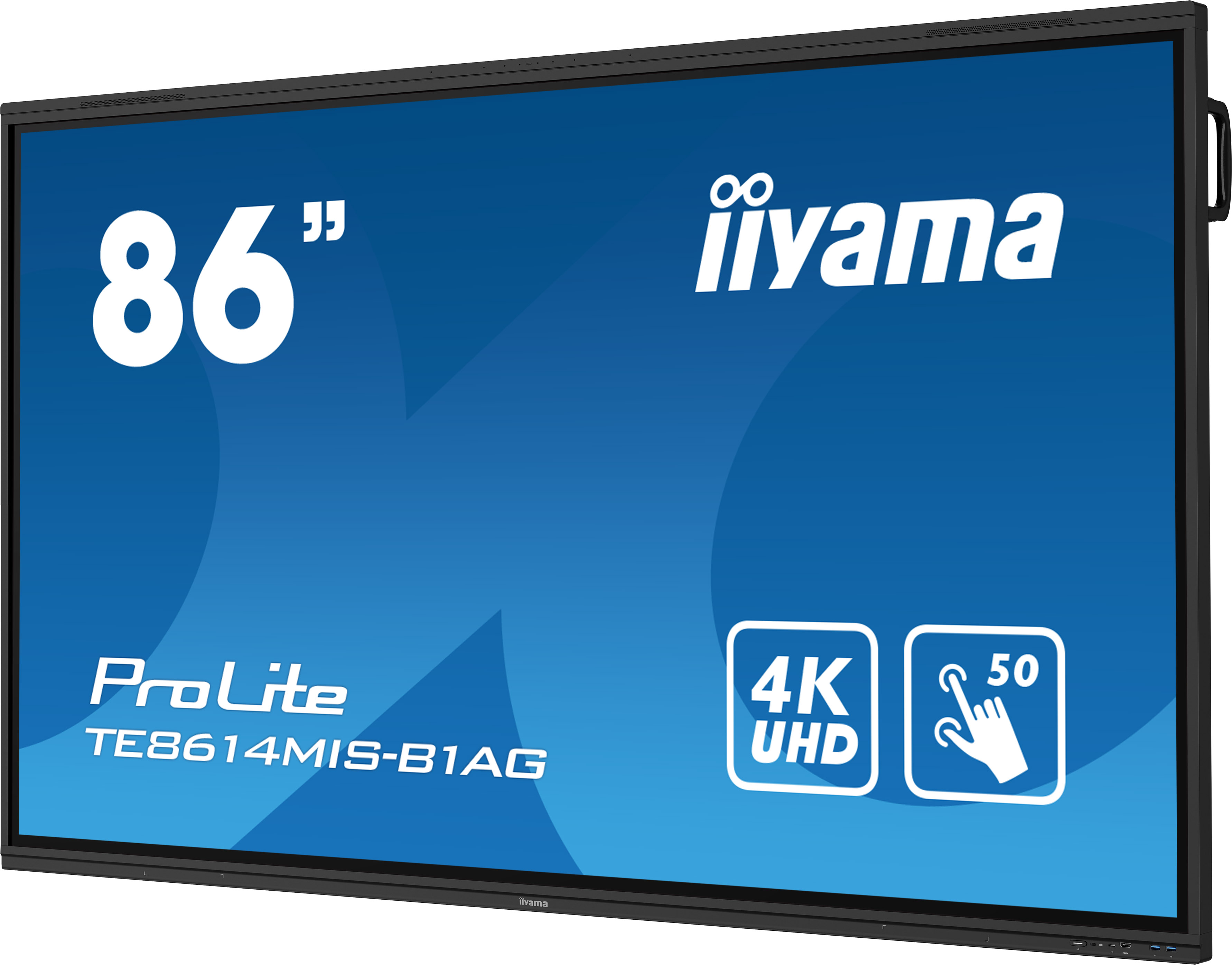 iiyama PROLITE TE8614MIS-B1AG - 86 Zoll - 435 cd/m² - 4K - Ultra-HD - 3840x2160 Pixel - 24/7 - 50 Punkt - Touch Display