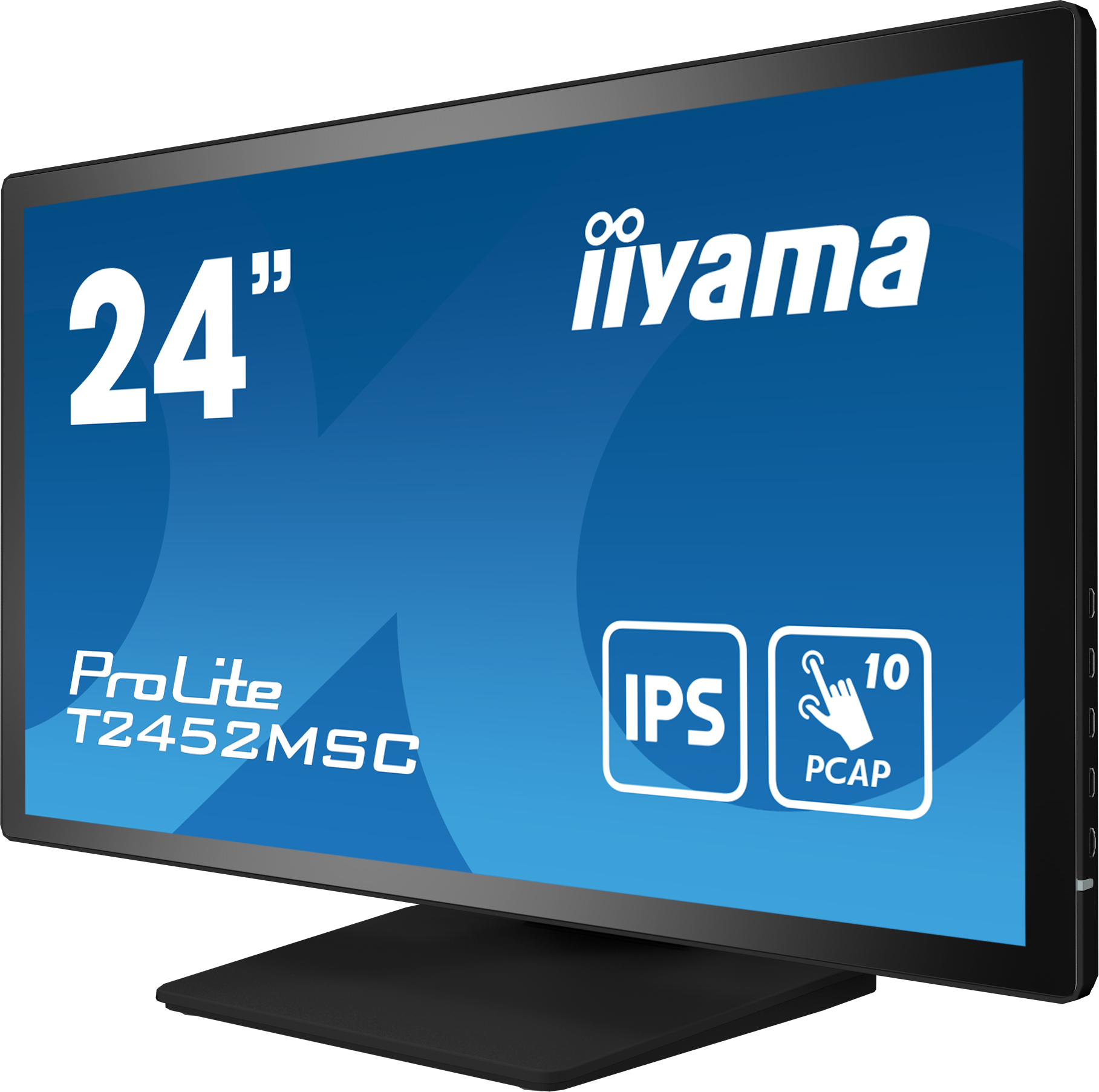iiyama ProLite T2452MSC-B1 - 24 Zoll - 400 cd/m² - Full-HD - 1920x1080 Pixel - 10 Punkt - Multitouch Monitor - Schwarz