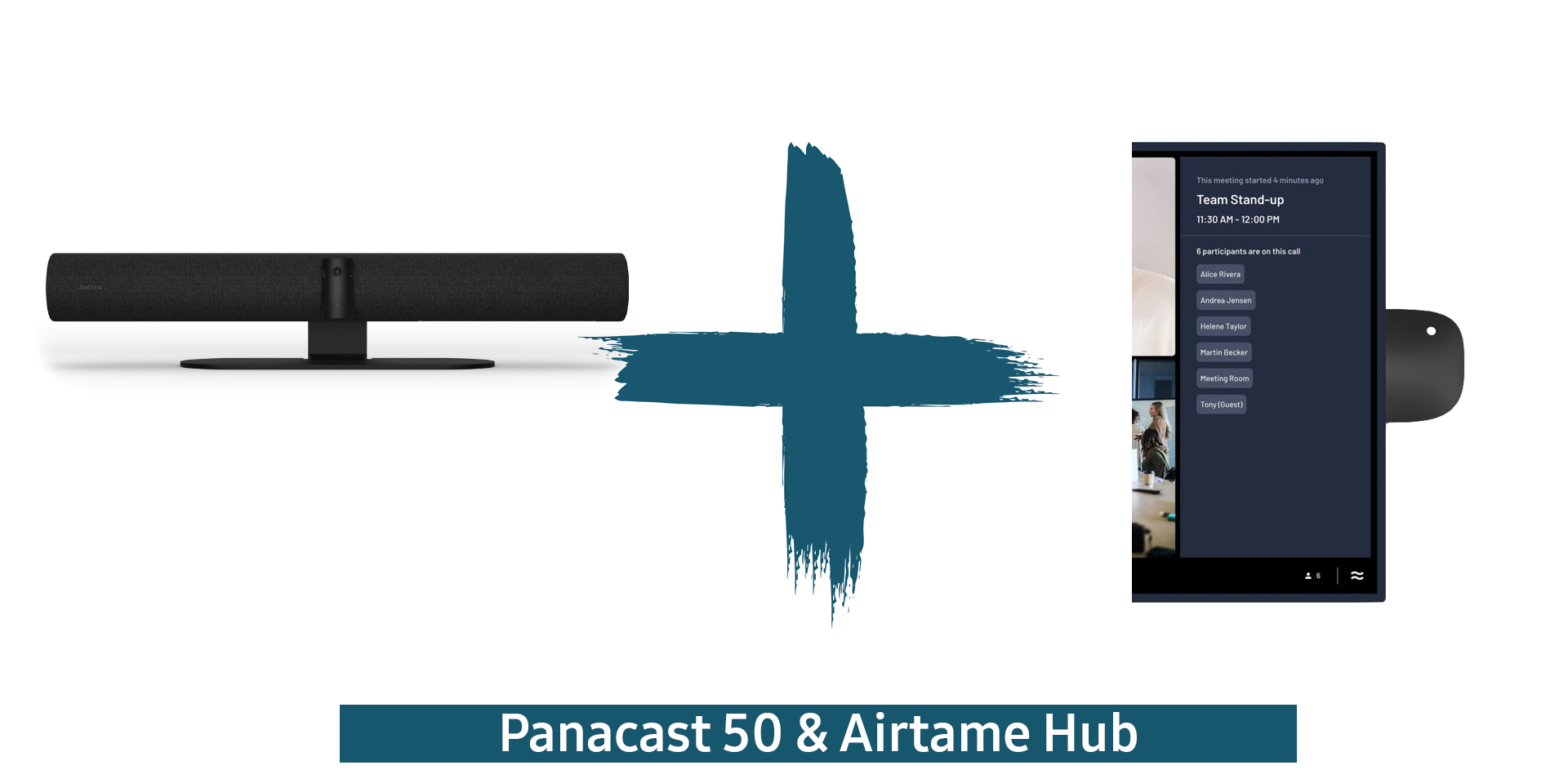 Bundle Panacast 50 & Airtame Hub - 4K Kamera und BYOM / BYOD - 1 Jahre Hybrid Cloud inklusive - für mittelgroße Besprechungsräume