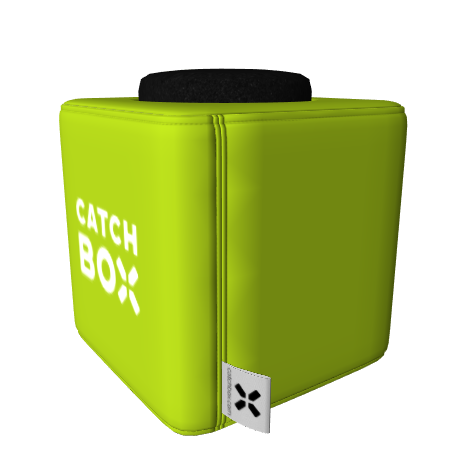 Catchbox Plus Wurfmikrofon - Grün - 1 Mikrofon - ohne Ladestation - alte Version