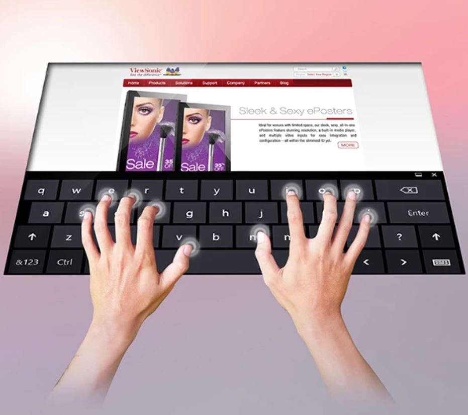 ViewSonic VSD243 - 24 inch - 250 cd/m² - Full-HD - 1920x1080 pixel - 10 point - Android - Touch Display