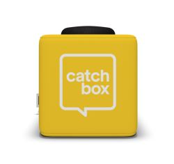 Catchbox Plus Bundle - Wurfmikrofon - Gelb - 2 Mikrofone - 1 Ladestation