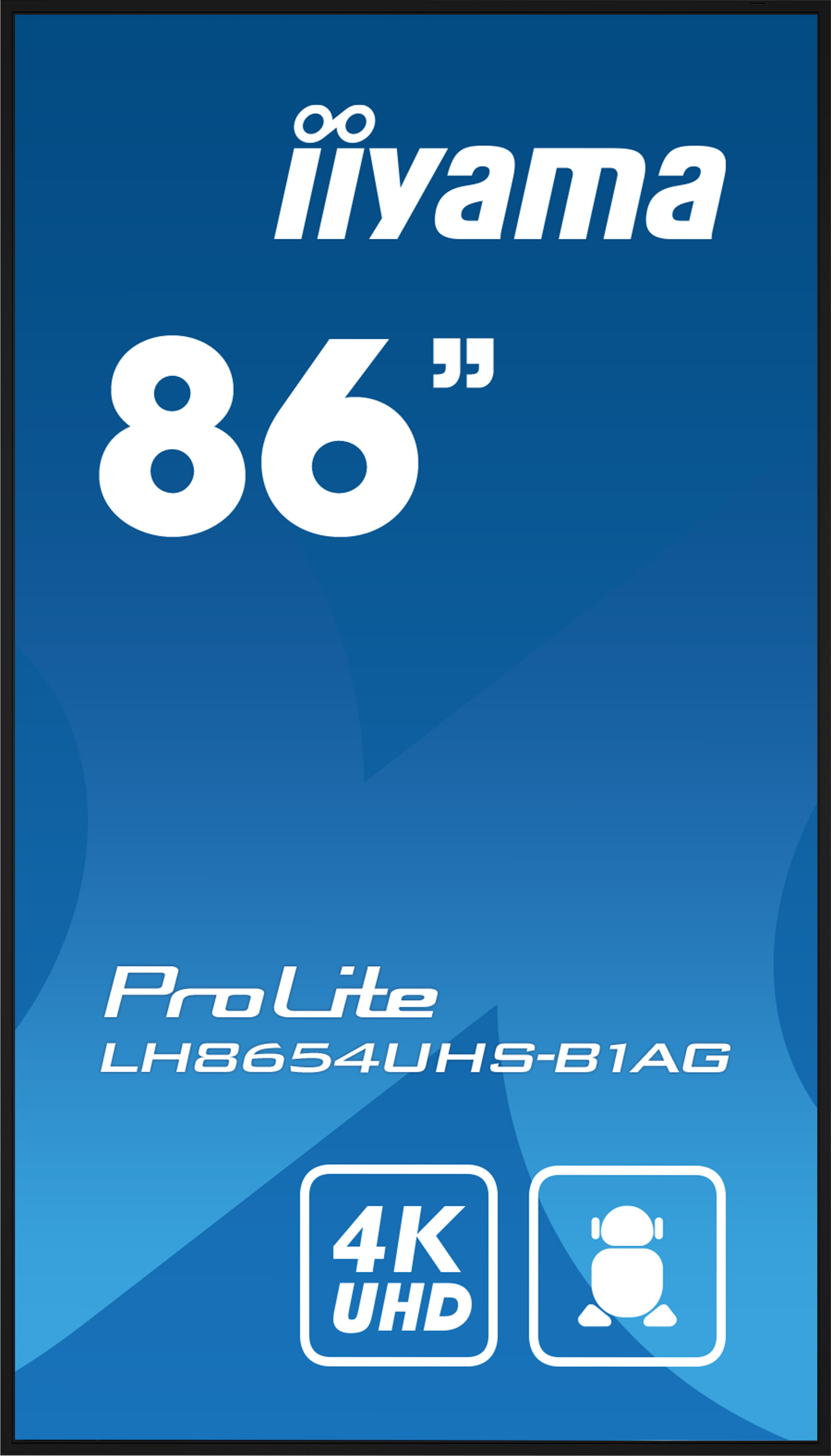iiyama ProLite LH8654UHS-B1AG - 86 Zoll - 500 cd/m² - Ultra-HD - 3840x2160 Pixel - 24/7 - Android - Display