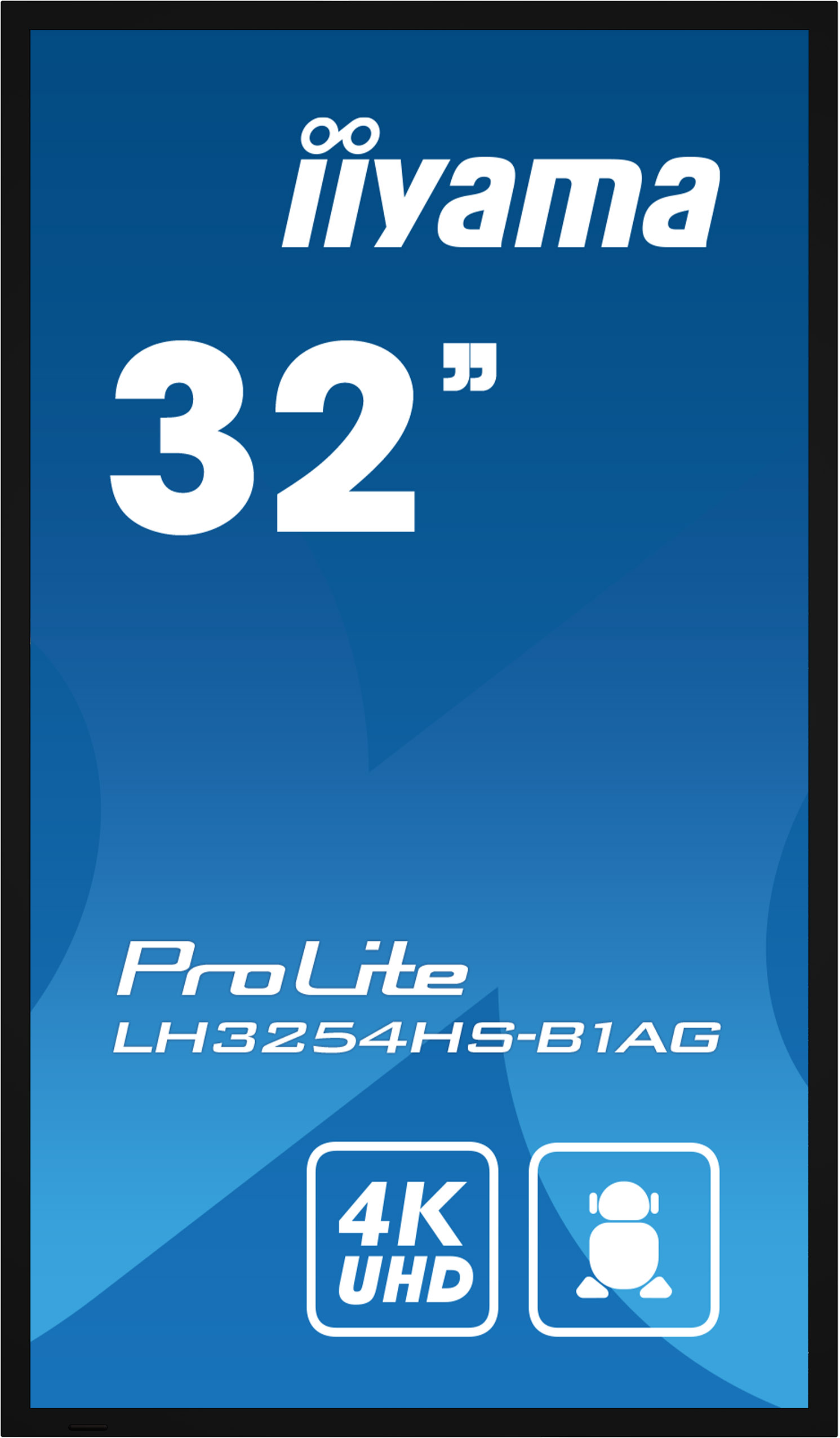 iiyama ProLite LH3254HS-B1AG - 32 inch - 500 cd/m² - Full-HD - 1920x1080 pixels - 24/7 - Android - Display