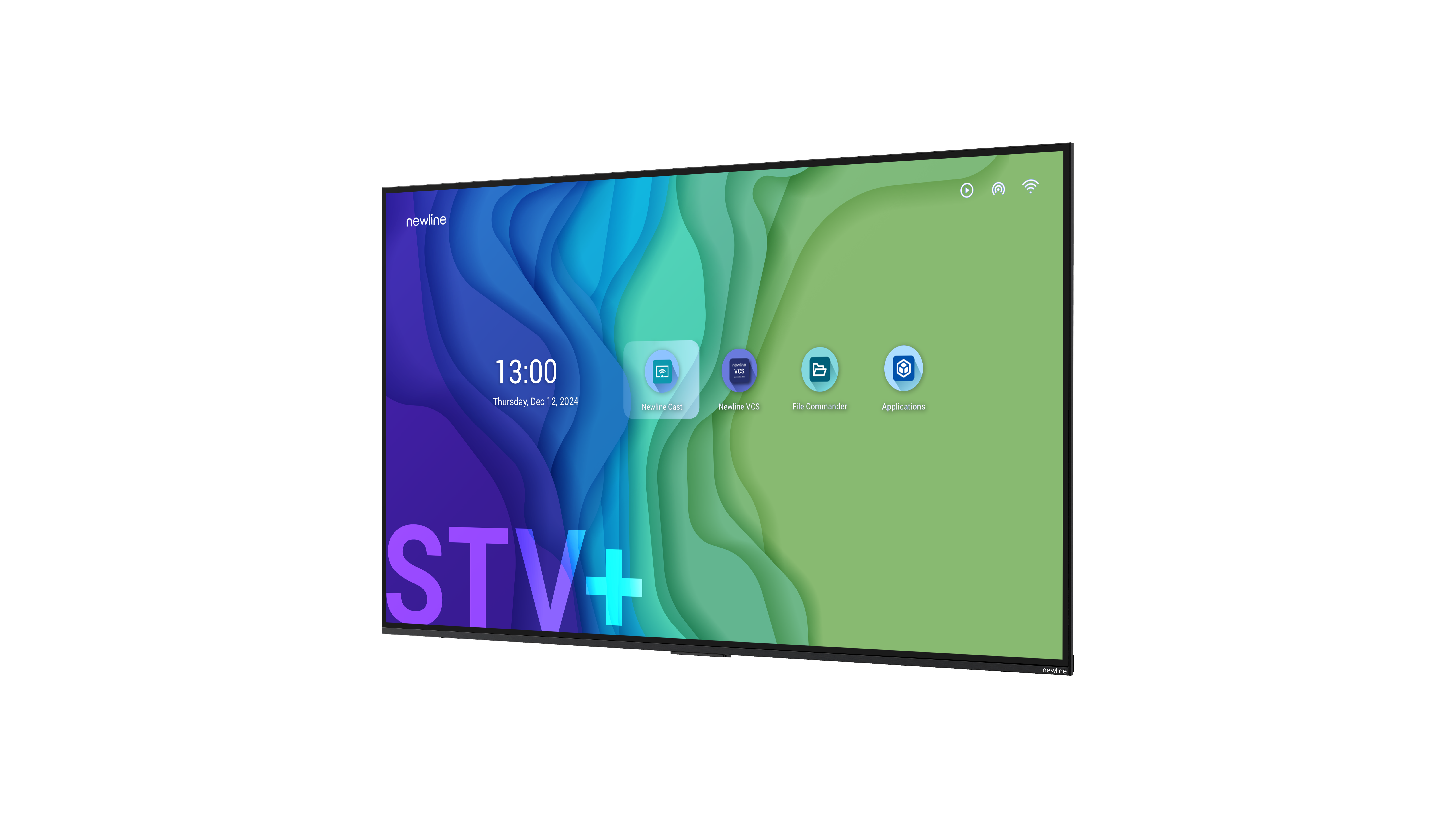 NewLine STV+ STV-9824-PLUS - 98 inch - 450 cd/m² - 4K - Ultra-HD - 3840x2160 pixels - 24/7 - Android 14 - Display