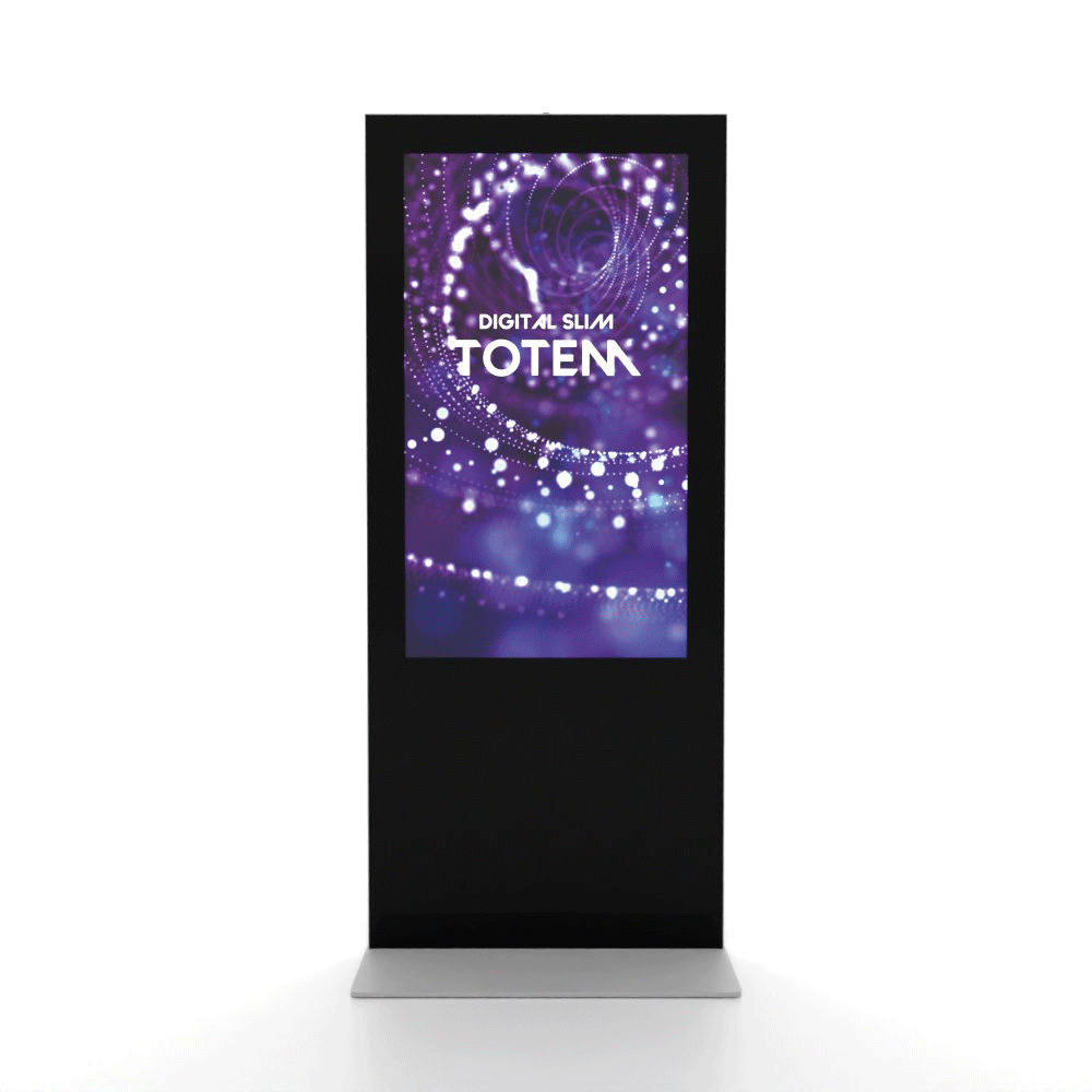 Digital Touch Infostele Slim - 55 inch - Samsung QM55C inch Signage Display - 500cd/m² - UHD - with Touch - Stele