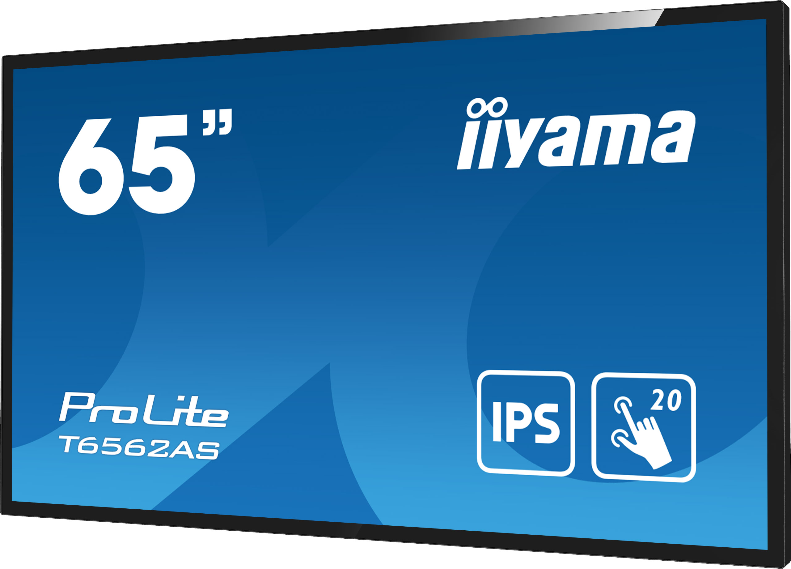 iiyama ProLite T6562AS-B1 - 65 Zoll - 500 cd/m² - 4K - Ultra-HD - 3840x2160 Pixel - 20 Punkt - Multi Touch Display - Schwarz