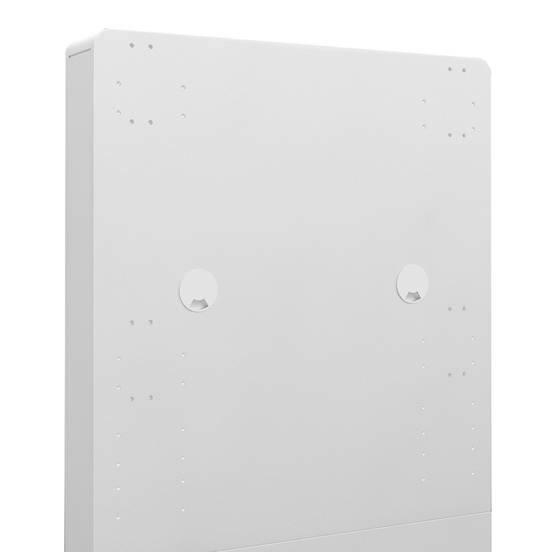 Hagor CON-Line Big W Dual - Floor Wall Mount - 2 x 65-75 inch - Side-by-Side 75kg - VESA 900x800mm - Media Stele - White