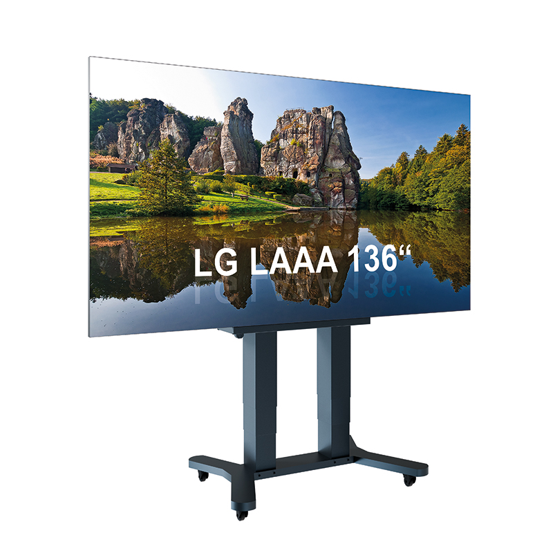 Hagor LED-SMH LG LAAA 136 inch - mobile height-adjustable lift system - suitable for LG LAAA 136 inch - black