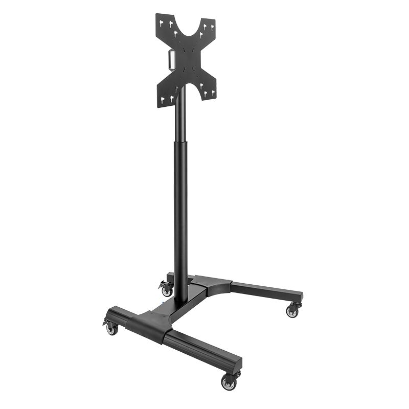 Hagor Braclabs-Stand Mobile - height adjustable trolley - for displays 32-55 inch - VESA 600x400mm - up to 35kg - Landscape / Portrait Black
