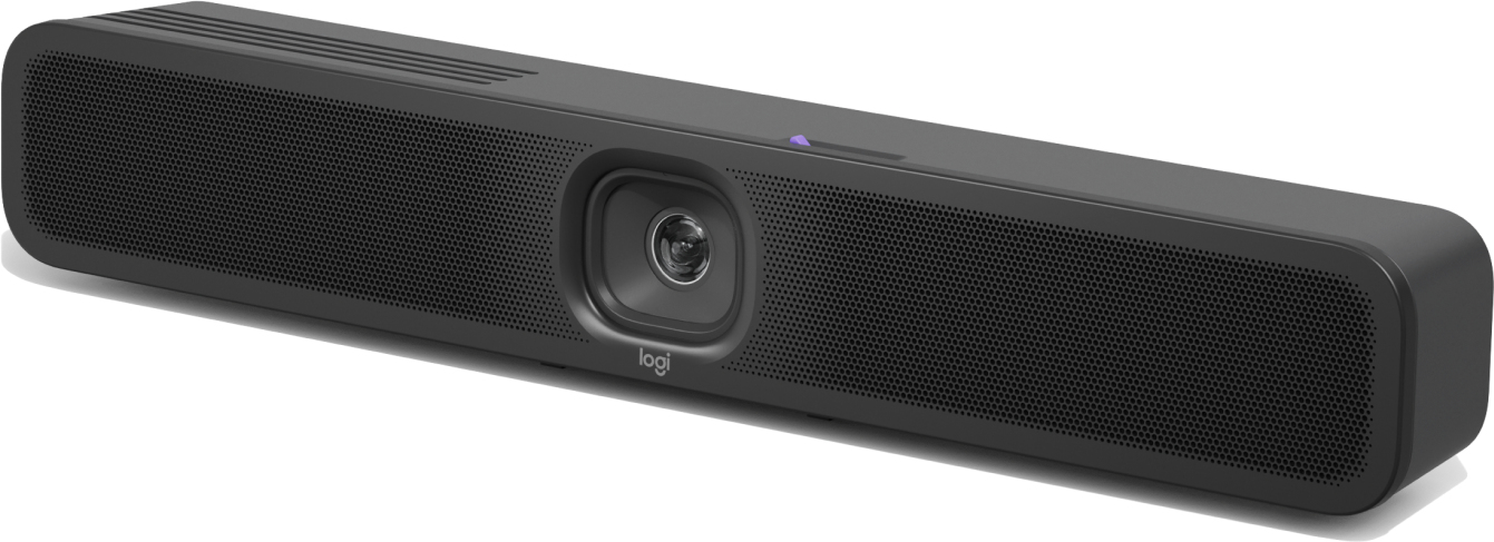 Logitech MeetUp 2 - All-in-One Videosoundbar - KI-Funktionen - 3840x2160 Pixel - BYOD - für kleine Meetingräume - Schwarz