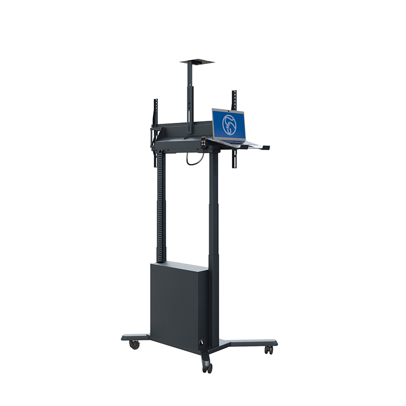 Hagor HP Twin Lift M-B - mobile, electrically height-adjustable lift system - 55-86 inch - VESA 900x600mm - up to 120kg - black