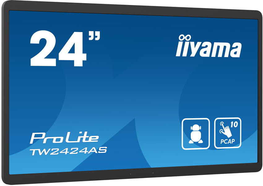 iiyama ProLite TW2424AS-B1 - 24 inch - 250 cd/m² - Full-HD - 1920x1080 pixels - Android 12 with GMS - WiFi - 10 point - touch display