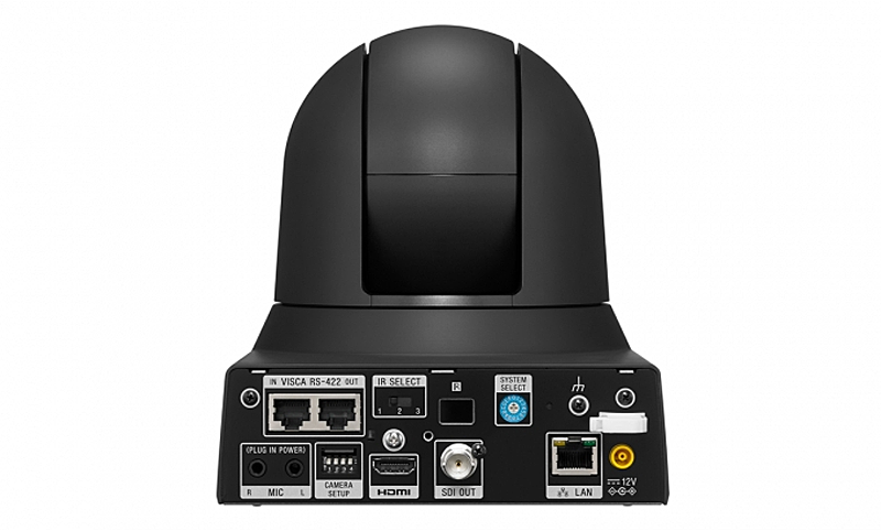 Sony SRG-X120BC - IP PTZ video conferencing camera - 4K -3840x2160 pixels 30fps - 12x optical zoom - Black