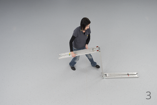 AV STUMPFL Monoblox 32 - mobile Leinwand - Faltrahmen BXS-AC286/R10 - 16:9 - 286 x 170 - Aufprojektion